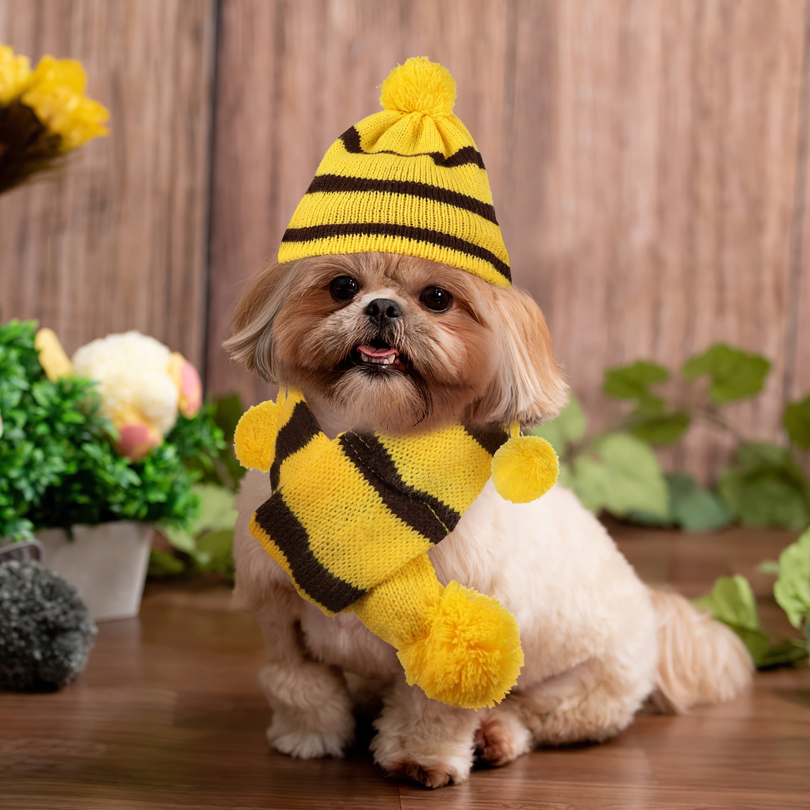 LABSERRON Winter Accessories Dog Beanie Hats Knit Hat for Dog 1Set