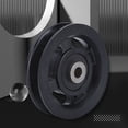 thumbnail image 4 of Rueda de Polea de Rodamiento Universal de 90 mm, Rueda de Polea de Nylon 90 mm 10 PiAS de Ancho de Ancho Resistente Para Gimnasio, 4 of 7
