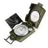 Professional Multifunction Military Army Metal Sighting Compass Waterproof - Clinometer with Carrying Bag for Outdoor Navigation Camping Climbing Hunting Hiking Geology Adventure Travel Green