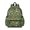 Football and Baseball Green Pattern, variant on Football and Hockeyball Green Pattern Cute School Backpack with Padded Back and Adjustable Shoulder Straps 13.4"x11"x4.7"