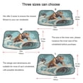thumbnail image 5 of Cool Surfing Tiger Car Windshield Sun Shade Foldable Car Front Window Visor Heat and UV Protection 53x23.5, 5 of 8
