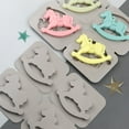 thumbnail image 7 of YIEMEEN Rocking Horse Molds 3D Handmade Soap Bar Craft Kitchen Baking Fond Family Home, 7 of 7
