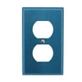 thumbnail image 2 of Leviton 84003-40 1-Gang Duplex Device Receptacle Wallplate, Standard Size, Stainless Steel, 2 of 2