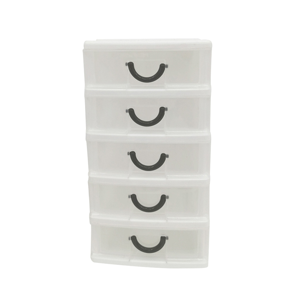 OUNONA Box Organizer Drawer Cosmetic Stacking Plastic Storage Drawers Container Compact Sundries