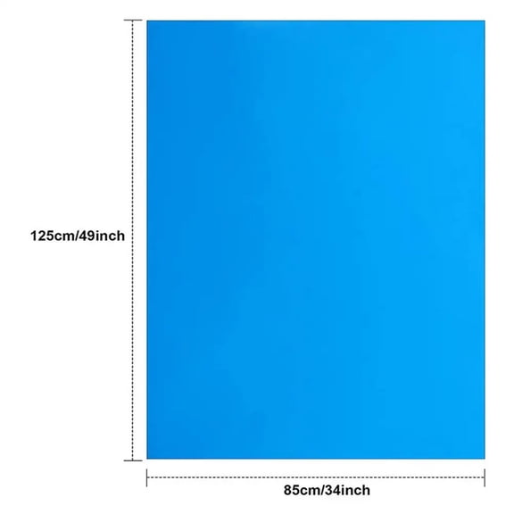 Self‑Adhesive PVC Repair Patch, Waterproof Heavy‑Duty Cut‑to‑Size Sheet 4 x 2.8 Ft for Inflatable Boat & Pool Liner