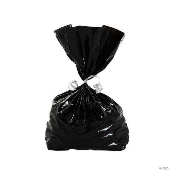 Black Medium Cellophane Bags, Party, Party Supplies, 50 Pieces