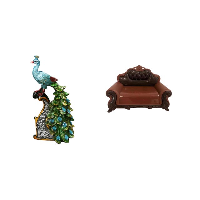Figura de escritorio de , estatua de , estante de escritorio, decoración del hogar, muebles de casa de muñecas, modelo de sofá europ