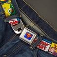 thumbnail image 2 of DC Comics Belt, Seatbelt Buckle Belt, Classic Action Comics Issue 1 Cover Superman Lifting Car, 30 to 44 Inches, 2 of 9