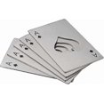 thumbnail image 1 of Stainless Steel Card Bottle Openers, 10 Pack Wallet-Sized Casino Style Opener, 1 of 5