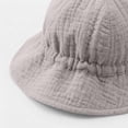 thumbnail image 6 of Mgmyaa Baby Ruffle Edge Bucket Hat Summer Outdoor Sun UV Protection Fisherman Cap for Infant Newborn 0-3 Years Breathable Soft Headwear, 6 of 8