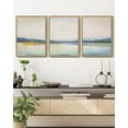 thumbnail image 5 of SHENIFY Abstract Landscape Wall Art Set Minimalist Neutral Illustrations Modern Art Decorative Nordic for Living Room Bedroom Hallway 11x14in3pcs Natural Framed, 5 of 5