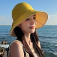 thumbnail image 1 of Sombrero de Cubo con Lazo de Verano Nuevo, Sombrero para El Sol, Moda para Exteriores, Sombrero para El Sol Versátil para Niños, 1 of 4