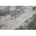 thumbnail image 3 of HomeRoots 511532 8 x 10 ft. Silver Gray & White Abstract Rectangle Area Rug, 3 of 4