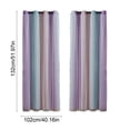 thumbnail image 3 of Danhjin Sheer Curtains for Living Room Blackout, 2PC Colorful Starry Sky Curtains for Bedroom and Wall Decor, 3 of 6