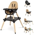 thumbnail image 1 of Trona RICUTON convertible 6 en 1 de madera con cinturones de seguridad, 1 of 7