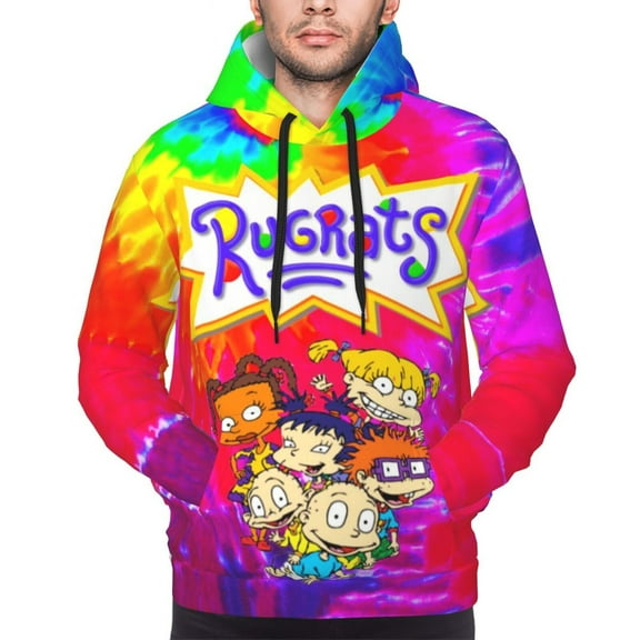 Unisex Men'S And Women'S Rugrats Hoodies 3d Fashion Digital Print Cartoon Pullover Hooded Sweatshirts With Pockets