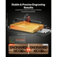 thumbnail image 3 of KFFKFF CNC Router Machine, 300W Spindle, 3-Axis Wood Engraving Milling Machine, with 15.75 x 15.75 x 2.36 in Working Area, Offline Controller, Aluminum Alloy Structure, 3 of 9