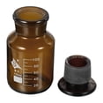 thumbnail image 3 of Unique Bargains 125mL Amber Reagent Media Graduated Borosilicate Glass Storage Bottle Amber Cap, 3 of 5