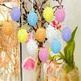 thumbnail image 5 of Costeam 12 Piece 2.36 Inch Easter Egg Set,Colorful Decor for Tree Hanging and Craft Project, 5 of 6
