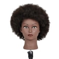 thumbnail image 2 of Professional Hair Mannequin Head Manikin Styling Curling Practice Head Doll Head Black, 2 of 8