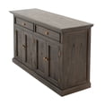 thumbnail image 5 of NovaSolo Halifax Mindi Mahogany Wood Classic Buffet - Black, 5 of 7