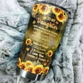 thumbnail image 5 of Personalized To my Daughter Tumbler Sunflower insulated cup Travel Coffee Mug with Lid 20 30 Oz Stainless Steel Customized gift from Mom Dad Birthday, 5 of 7
