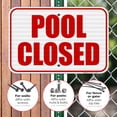 thumbnail image 4 of Pool Closed Sign, Pool Sign,, 4 of 5