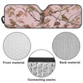 thumbnail image 6 of Yuyamidu Pink Branch Windshield Sunshade Camo Hunting Car Sun Shade Sun Visor for 1997-2017 Jeep Wrangler Rubicon Sahara TJ JK JKU 2/4 Doors, 6 of 7