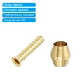 thumbnail image 4 of Uxcell 1/8" Tube ID Compression Assortment Kit, Brass Compression Sleeve Ferrule & Insert for Water Oil Pipe, 15 Set, 4 of 5