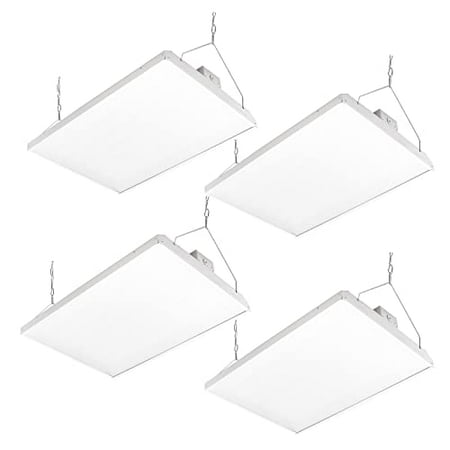 

Run Bison 2FT LED Linear High Bay Shop Light 210W LED Shop Light Fixture 28 350lm 135LM/W 120-277V 5000K Daylight Linear Hanging Light for Garage Warehouse Workshops -4 Pack
