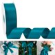 thumbnail image 1 of Cinta decorativa HUIHUANG satinada de 3,8 cm x 46 m, color azul pavo real, 1 of 7