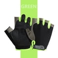 thumbnail image 1 of Guantes de gimnasio para entrenamiento físico, sin dedos, para hombres y mujeres, culturismo, ejercicio, guantes deportivos para ciclismo, bicicleta, antideslizantes y transpirables, 1 of 5