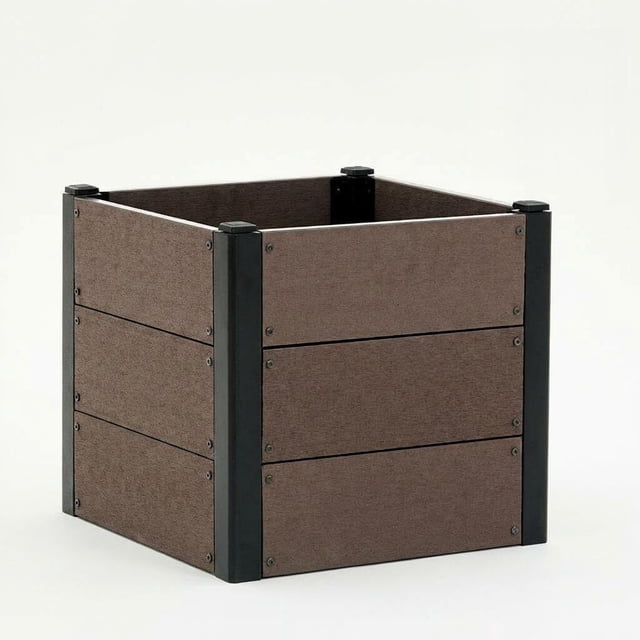 Wood Raised Garden Bed with Open Bottom, Deep Root Growth, Rust-Proof Reinforced Frame & Easy Assembly
