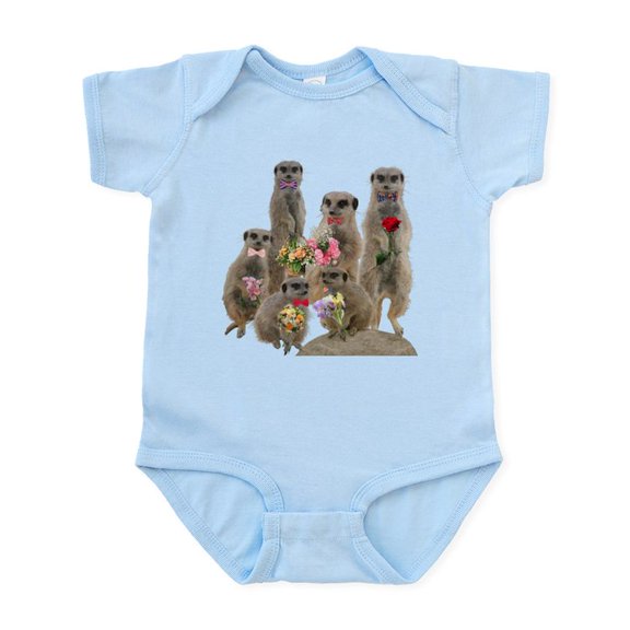 CafePress - Meerkat Infant Bodysuit - Baby Light Bodysuit, Size Newborn - 24 Months