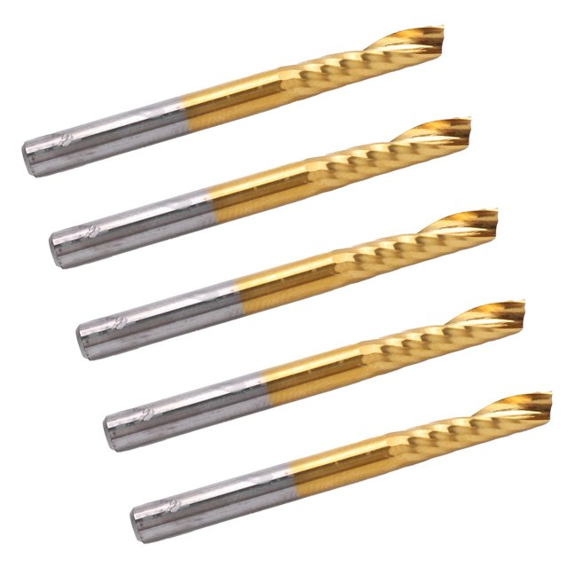 Cortador de Fresado en Espiral, CNC Bits Bits Bits Freshing Cutter Juego de 4 x 17 x 45 mm Cortador de Fresado de Molino CNC para piezas de reparación para el hombre