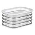 thumbnail image 1 of Contenedor de Almacenamiento de Tocino para Refrigerador, Contenedor Apilable para Fiambres, Contenedor de Jamón y Queso para Refrigerador, Almacenamiento en Frío, 1 of 5