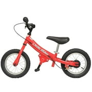 Glide Bikes Mini Glider 12 Inch Kids Balance Bike Bicycle, Ages 2 to 5, Red