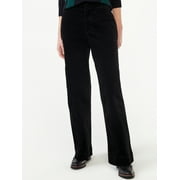 Free Assembly Women's Wide Straight Leg Utility Trousers