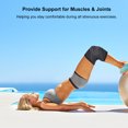 thumbnail image 3 of Yeacher 1 Pce Sangles de Genou pour Rotule Soulagement de la Douleur au Genou Stabilisateur de Rotule Attelle de Genou Bande de Jambe Sangle de Sport pour Gym Course Randonnée Musculation, 3 of 7