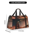 thumbnail image 3 of Disketp Astronaut On Mars A Bolsa de Viaje Tipo Duffle, Bolso de Mano para Fin de Semana para Mujer, Bolsa de Gimnasio Ligera para Hombre, Esencial para Viajes, 3 of 7