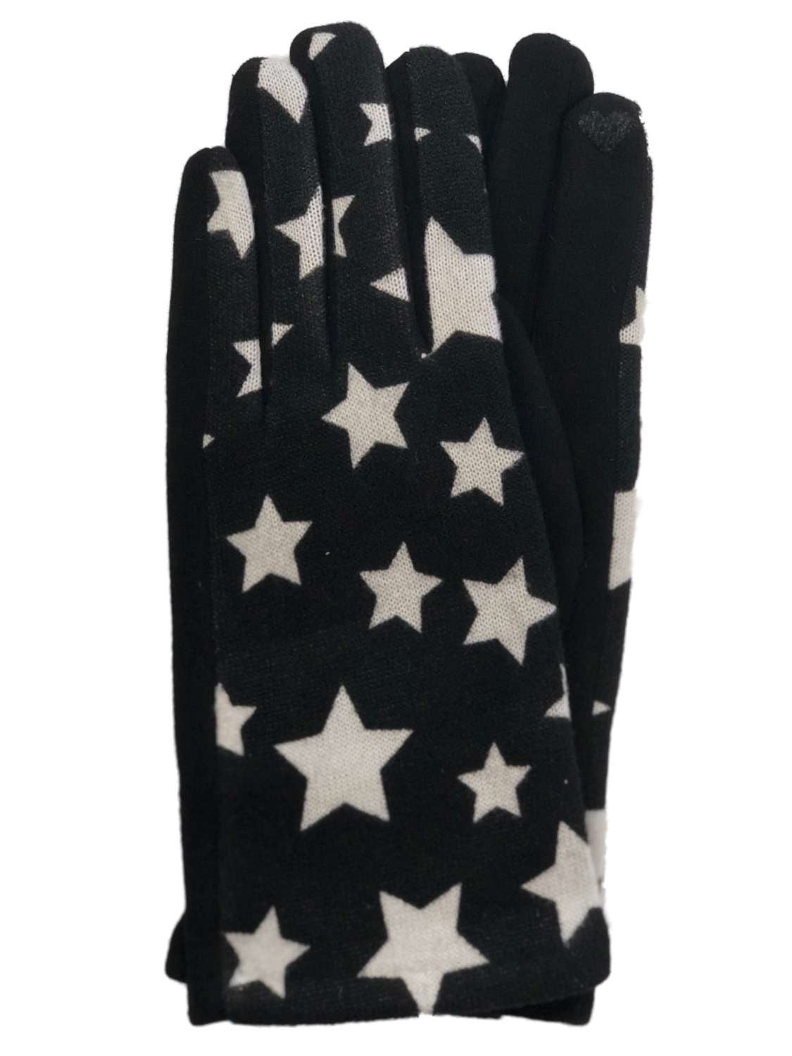 White Star Print Stretch Fit Texting 