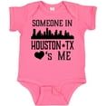 thumbnail image 3 of Inktastic Houston Texas Someone Loves Me Skyline Boys or Girls Baby Bodysuit, 3 of 5