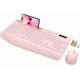 thumbnail image 1 of Combo de teclado y ratón SABLUTE Wireless Ergonomic Rosa, 1 of 9