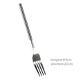 thumbnail image 3 of Minhui Extendable Forks, Portable BBQ Telescopic Fork Stainless Steel Retractable Fork for Dinner Fruit Dessert, 3 of 8