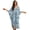 Bohemian Flower Daisy, variant on Kaftan Dresses for Women V Neck Long Coverups Women Summer Caftan Coverups Dress Kimono Beach Vacation Wear Hawaiian Dresses for Holiday Trip Vacation, Peacock Feather Print Green Beige