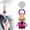 D, variant on Hanging Car Freshener Car Diffuser Bottles with Wooden Caps Empty Glass Perfume Bottle Freshener Diffuser Bottle Pendant for Essential Oil Fragrance Aromatherapy Ornament, Green2