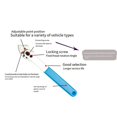 thumbnail image 5 of BUYISI For A4 For A6 Car Engine Timing Belt Tension Pulley Wrench Tool Blue/Red Blue, 5 of 5