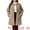 Brown, variant on DARING DIVA Women's Plus Size Peter Pan Collar Long Sleeves Winter Coats 3X Camel