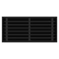 thumbnail image 2 of BUILDMART - 30x14 Modern AC Vent Cover - Decorative Black Aluminum Air Vent - Standard Linear Slot Diffuser - Heating and Cooling Register Grille for Ceiling, Walls & Floors - Texas Buildmart, 2 of 8