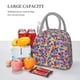 thumbnail image 5 of Disketp The Garden Tricolor Pansy Flower Bolsa Térmica para Almuerzo, Lonchera con Abertura Amplia y Gran Capacidad, Organizador Reutilizable para Mujeres, Hombres y Adultos, 5 of 6